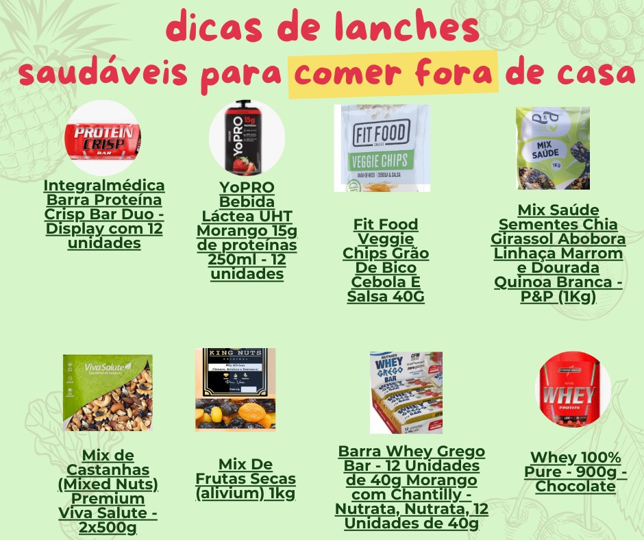 Lanches saudáveis e deliciosos!